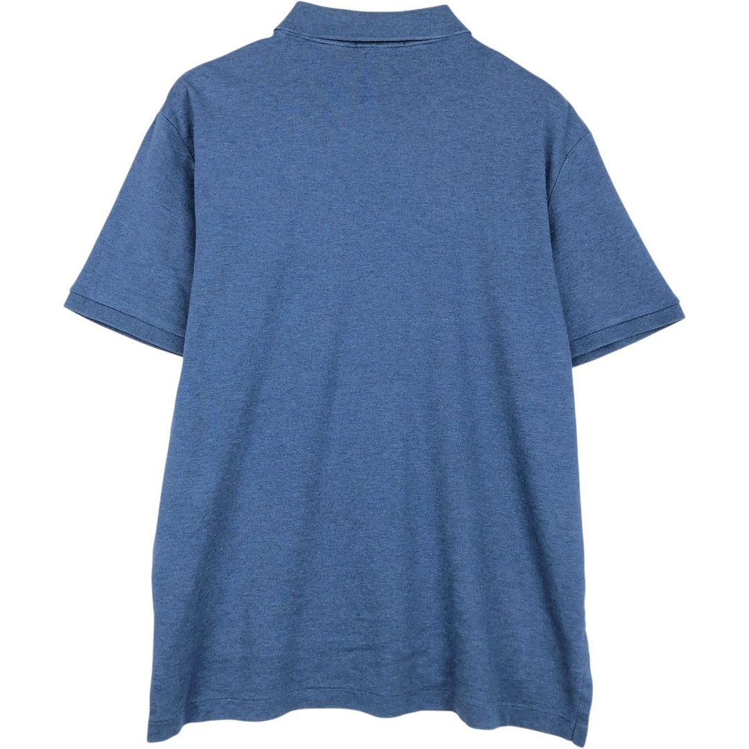 Ralph Lauren POLO RALPH LAUREN short sleeve polo shirt men's size L cotton blue type Vintage Second Hand