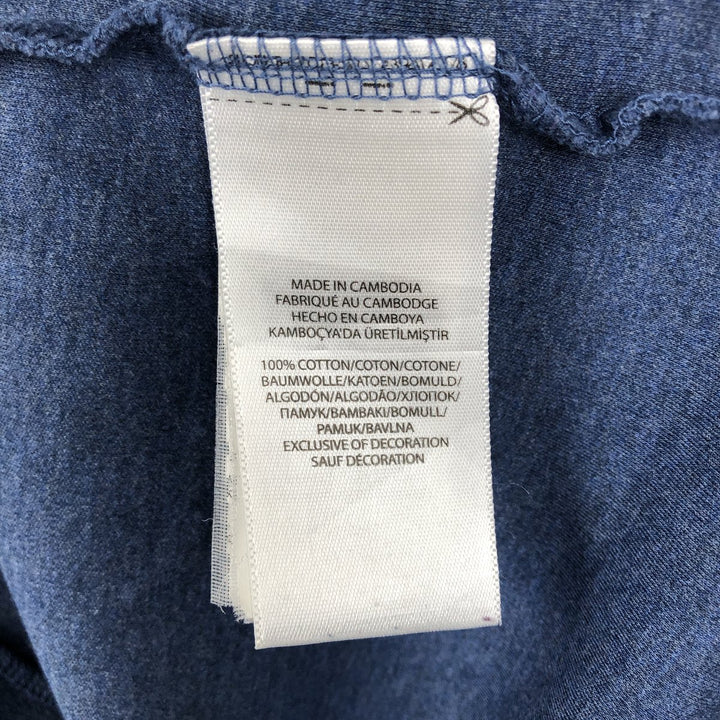 Ralph Lauren POLO RALPH LAUREN short sleeve polo shirt men's size L cotton blue type Vintage Second Hand