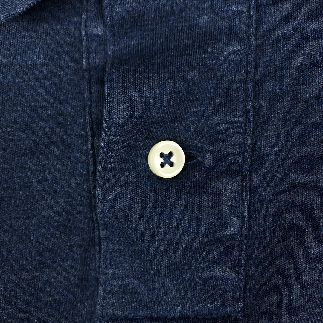 Ralph Lauren POLO RALPH LAUREN short sleeve polo shirt men's size L cotton blue type Vintage Second Hand