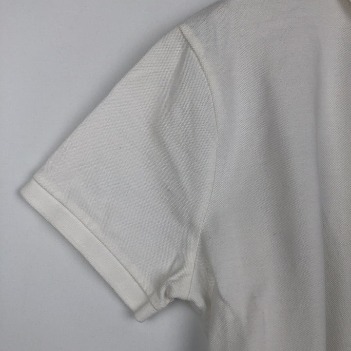 Ralph Lauren POLO RALPH LAUREN CUSTOM SLIM FIT short sleeve polo shirt men's size M cotton white type Vintage Second Hand