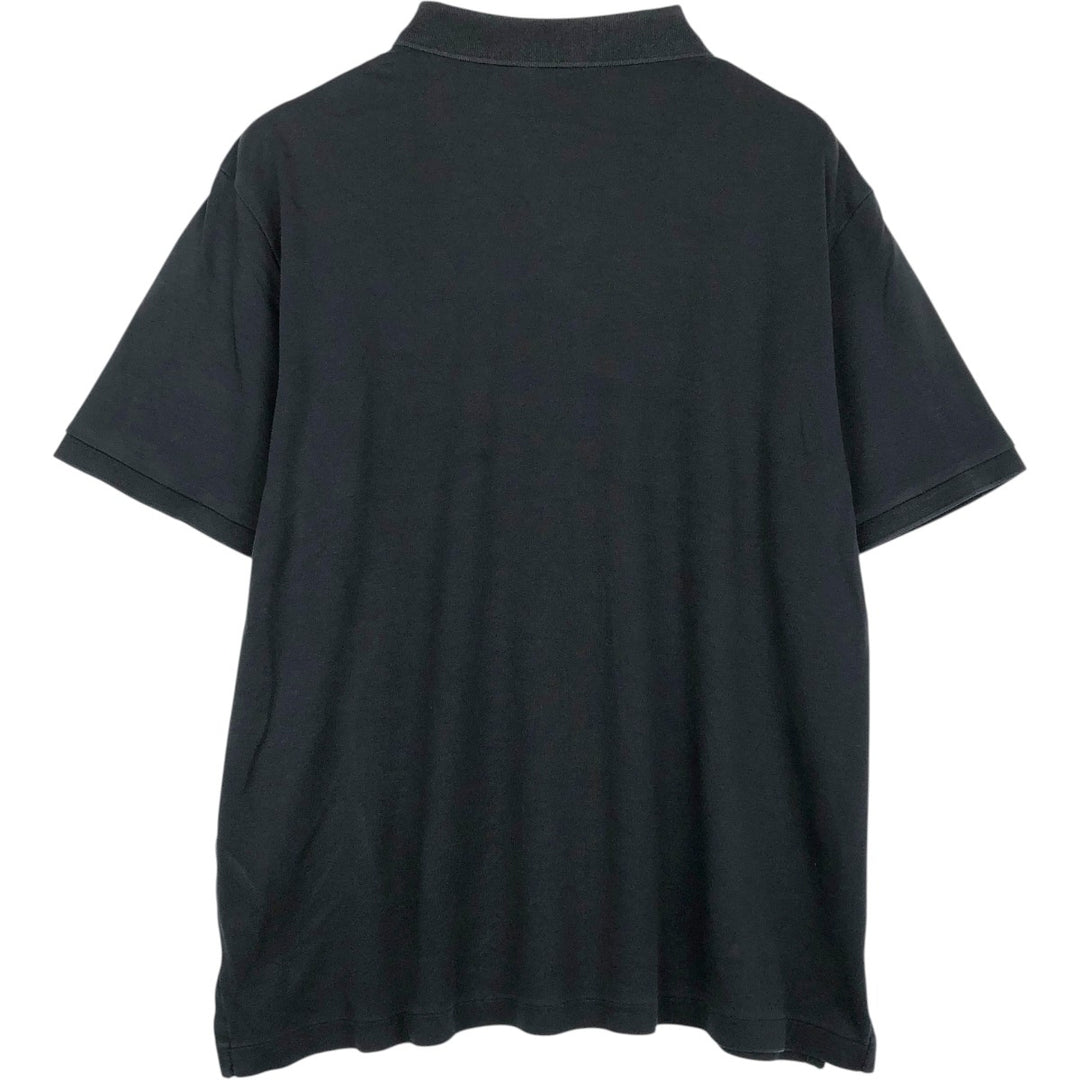 Ralph Lauren POLO RALPH LAUREN CLASSIC FIT short sleeve polo shirt for men size L cotton black type Vintage Second Hand