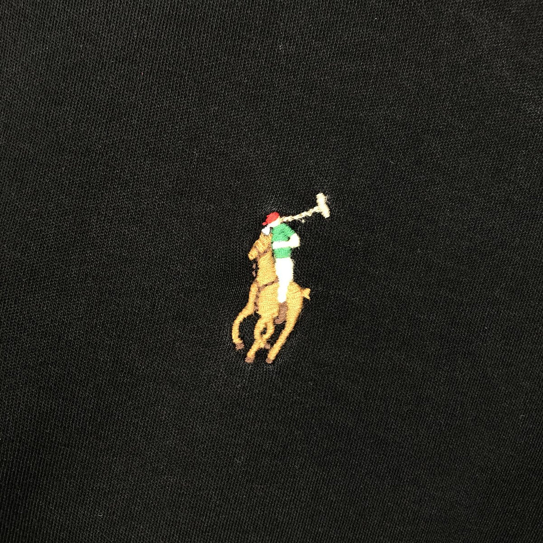 Ralph Lauren POLO RALPH LAUREN CLASSIC FIT short sleeve polo shirt for men size L cotton black type Vintage Second Hand