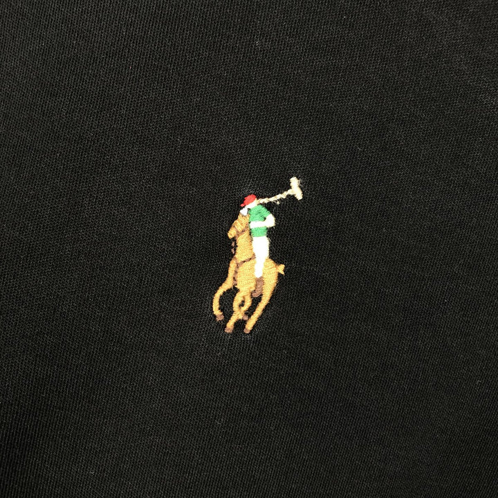 Ralph Lauren POLO RALPH LAUREN CLASSIC FIT short sleeve polo shirt for men size L cotton black type Vintage Second Hand
