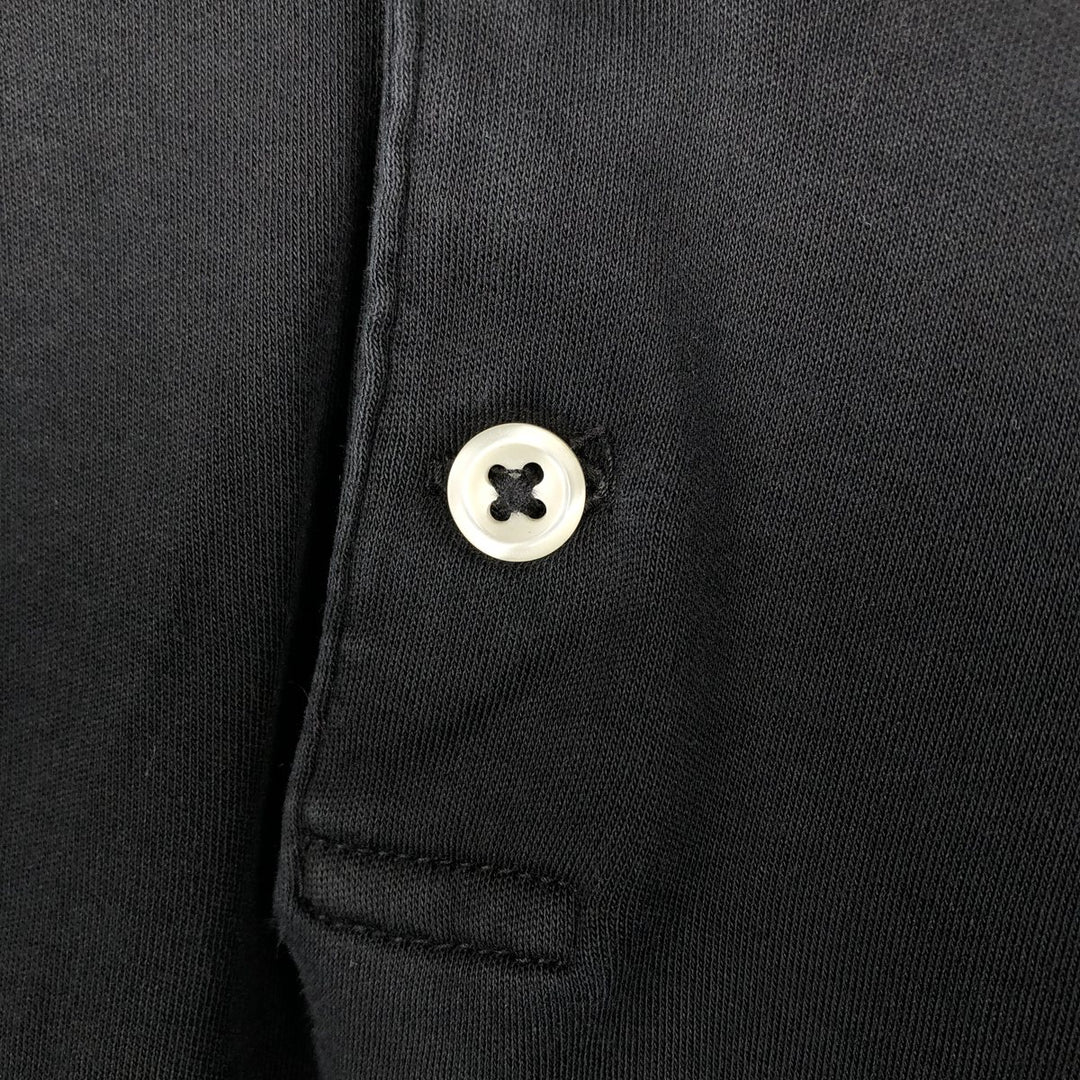 Ralph Lauren POLO RALPH LAUREN CLASSIC FIT short sleeve polo shirt for men size L cotton black type Vintage Second Hand