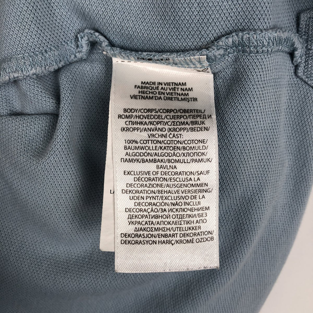 Ralph Lauren POLO RALPH LAUREN CLASSIC FIT short sleeve polo shirt, men's size M cotton Blue type light blue Vintage Second Hand