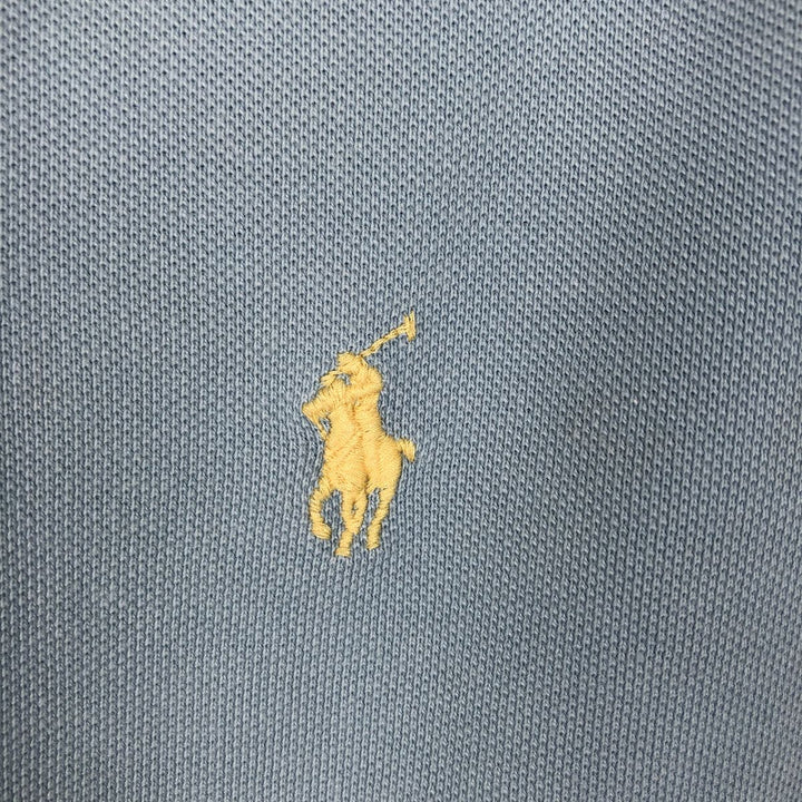 Ralph Lauren POLO RALPH LAUREN CLASSIC FIT short sleeve polo shirt, men's size M cotton Blue type light blue Vintage Second Hand