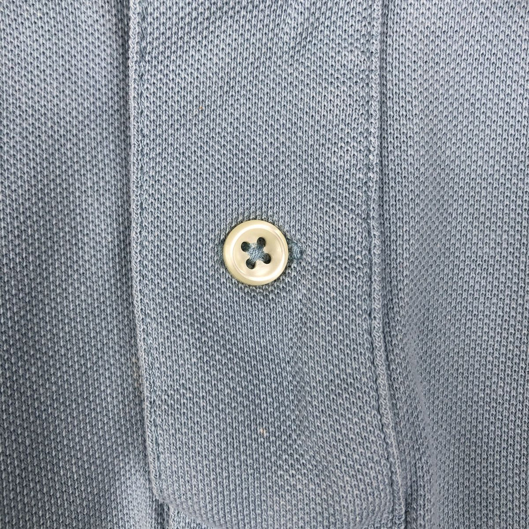Ralph Lauren POLO RALPH LAUREN CLASSIC FIT short sleeve polo shirt, men's size M cotton Blue type light blue Vintage Second Hand