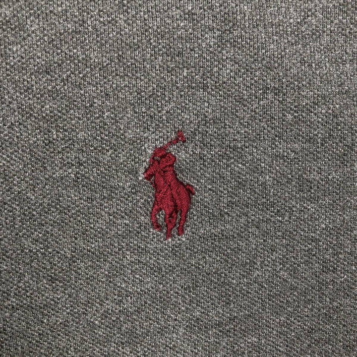 Ralph Lauren POLO by Ralph Lauren short sleeve polo shirt, men's size L cotton Charcoal Vintage Second Hand