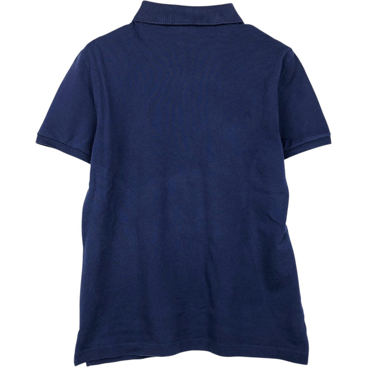 Lacoste LACOSTE SLIM FIT short sleeve polo shirt, men's size M cotton navy blue type Vintage Second Hand