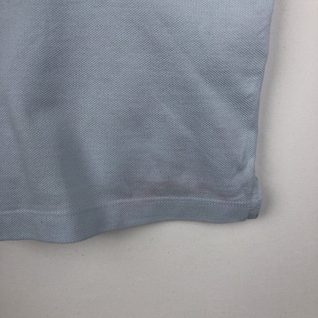 Lacoste LACOSTE SLIM FIT short sleeve polo shirt, men's XL size cotton Blue type light blue Vintage Second Hand