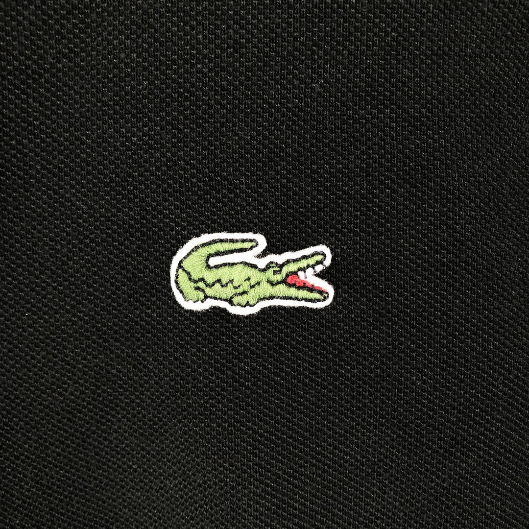 Lacoste CLASSIC FIT Short-Sleeve Polo Shirt, Men's Size S (approx.) cotton black type Vintage Second Hand