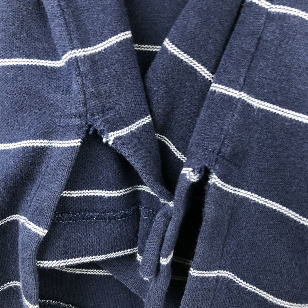 Ralph Lauren POLO by Ralph Lauren short sleeve striped polo shirt, men's size L cotton white type Vintage Second Hand