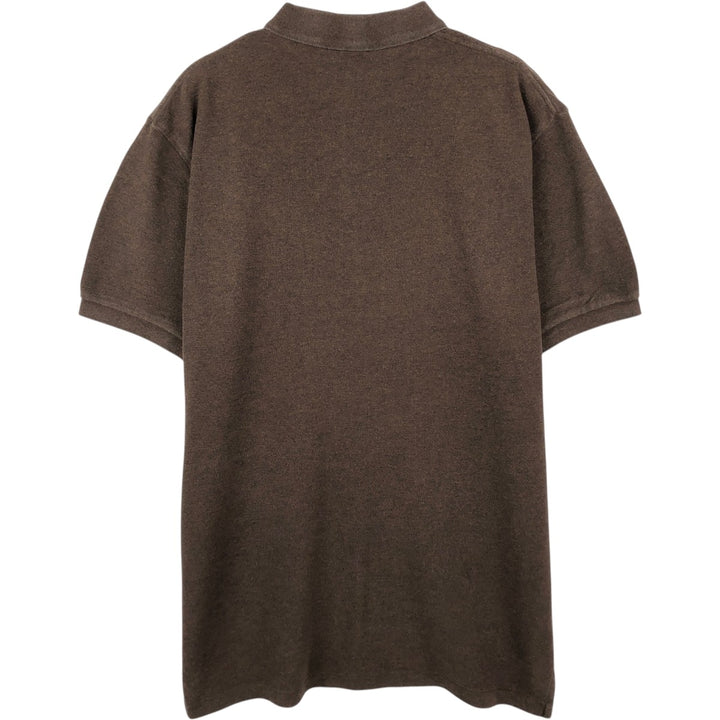 Ralph Lauren POLO by Ralph Lauren short sleeve polo shirt, men's size L cotton brown type Vintage Second Hand