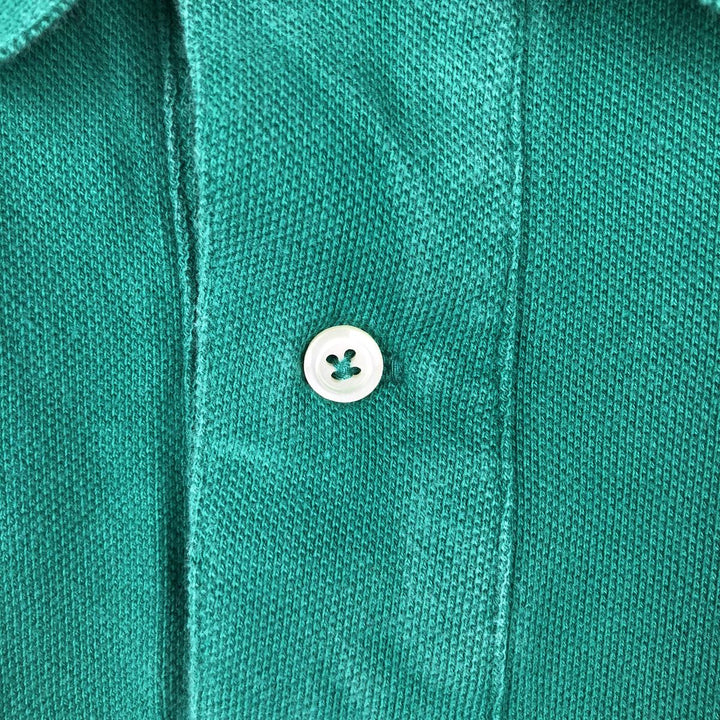 Ralph Lauren POLO by Ralph Lauren short sleeve polo shirt, men's XL size cotton green type Vintage Second Hand