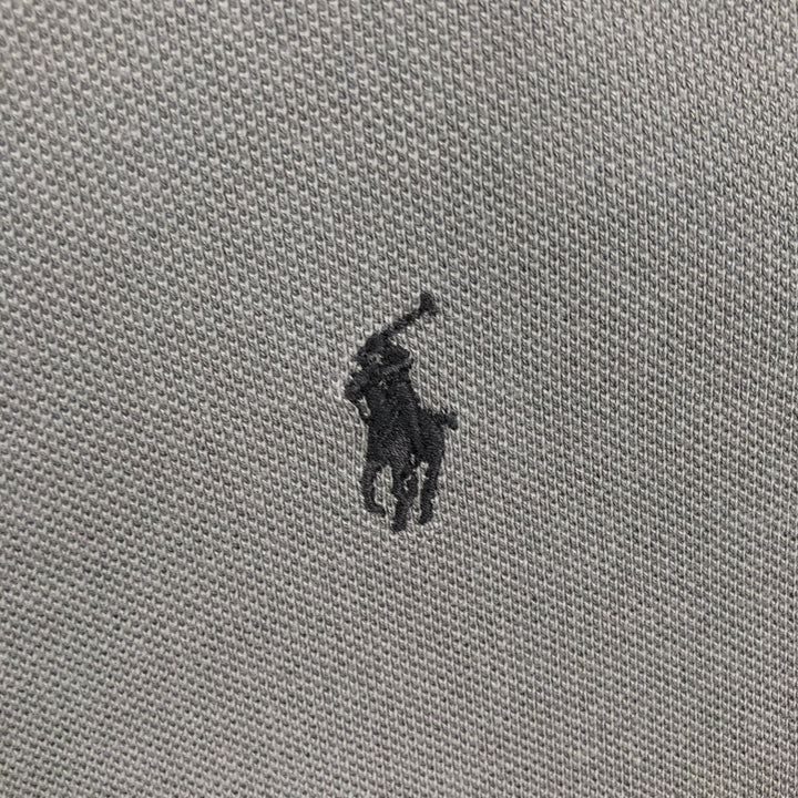 Ralph Lauren POLO by Ralph Lauren short sleeve polo shirt, men's XL size cotton gray type Vintage Second Hand