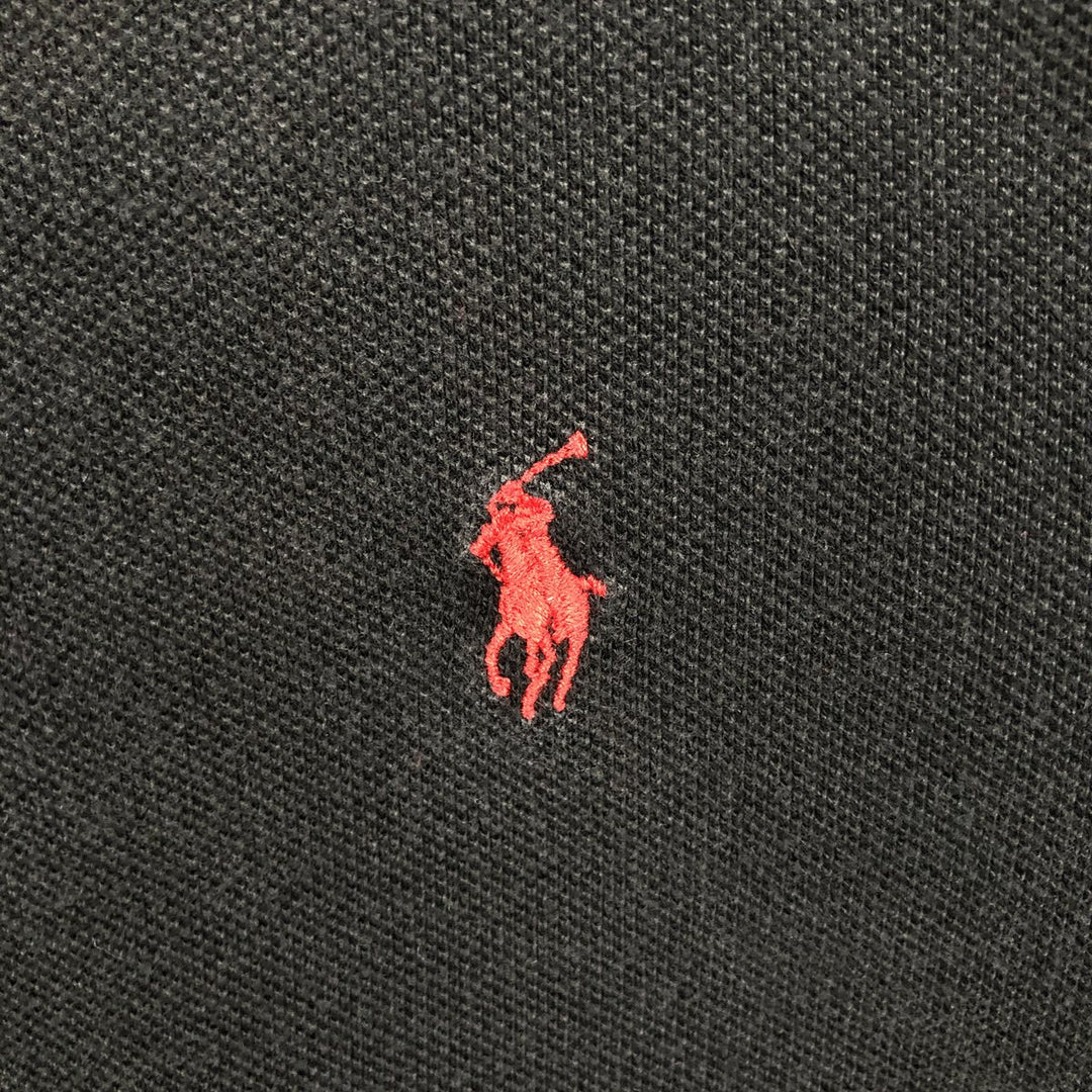 Ralph Lauren POLO by Ralph Lauren short sleeve polo shirt, men's size L cotton black type Vintage Second Hand