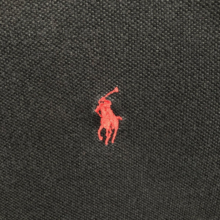 Ralph Lauren POLO by Ralph Lauren short sleeve polo shirt, men's size L cotton black type Vintage Second Hand