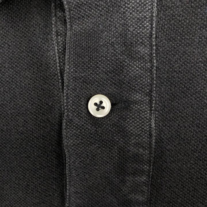 Ralph Lauren POLO by Ralph Lauren short sleeve polo shirt, men's size L cotton black type Vintage Second Hand
