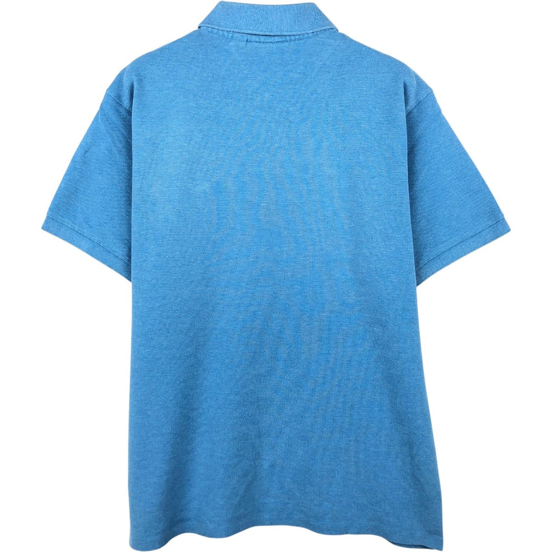 Lacoste Classic Fit short sleeve polo shirt, men's size L cotton Blue type light blue Vintage Second Hand