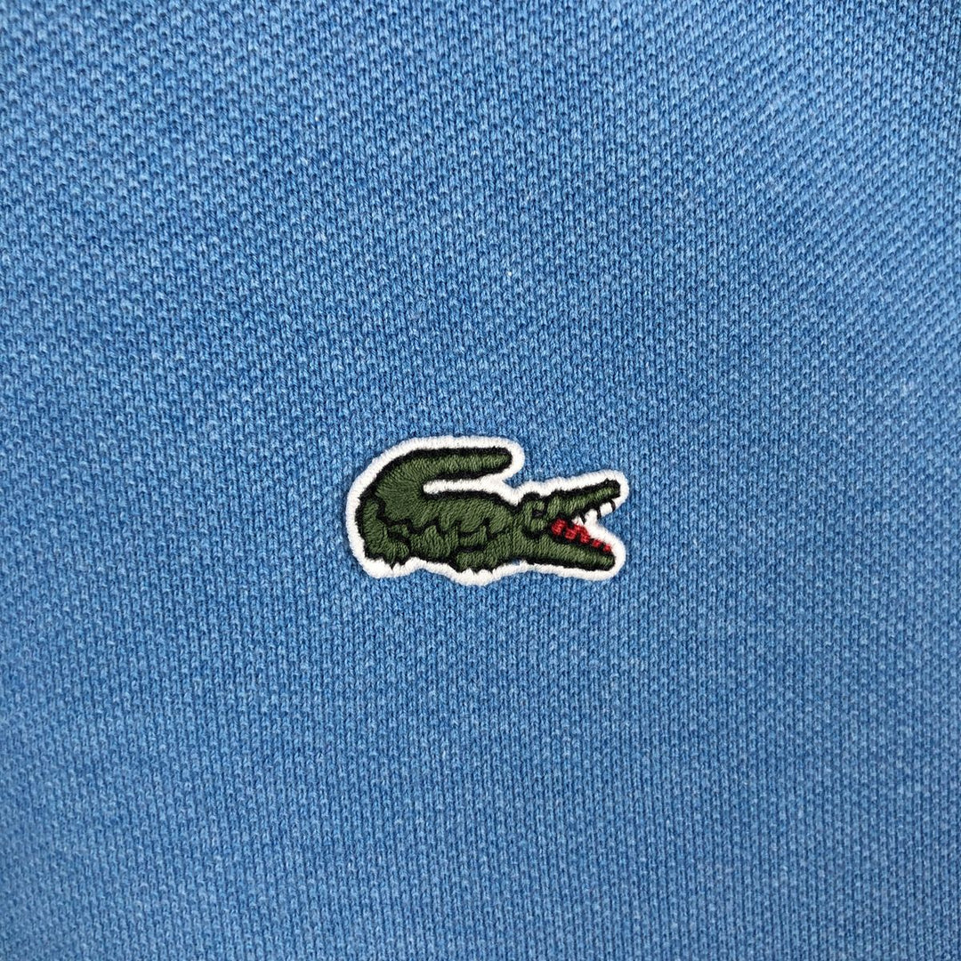 Lacoste Classic Fit short sleeve polo shirt, men's size L cotton Blue type light blue Vintage Second Hand