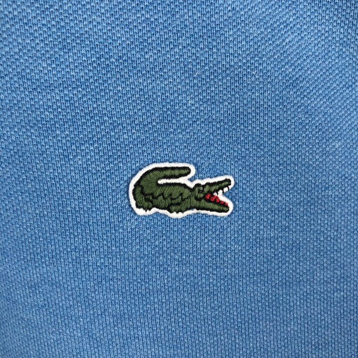 Lacoste Classic Fit short sleeve polo shirt, men's size L cotton Blue type light blue Vintage Second Hand