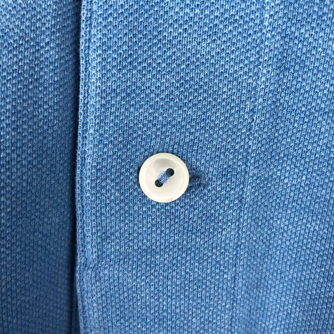 Lacoste Classic Fit short sleeve polo shirt, men's size L cotton Blue type light blue Vintage Second Hand