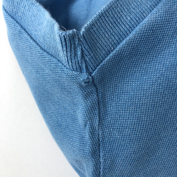 Lacoste Classic Fit short sleeve polo shirt, men's size L cotton Blue type light blue Vintage Second Hand