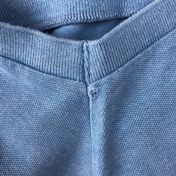 Lacoste Classic Fit short sleeve polo shirt, men's size L cotton Blue type light blue Vintage Second Hand