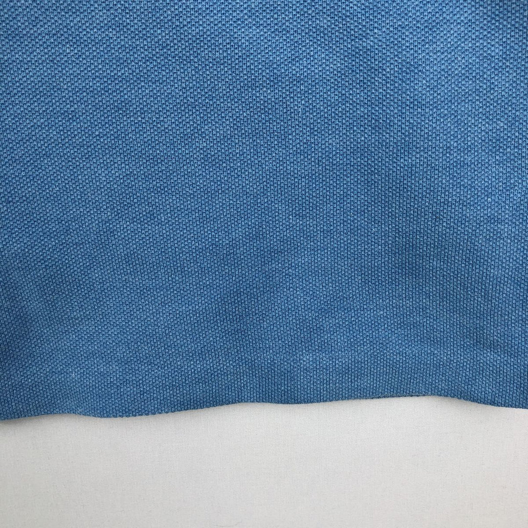 Lacoste Classic Fit short sleeve polo shirt, men's size L cotton Blue type light blue Vintage Second Hand