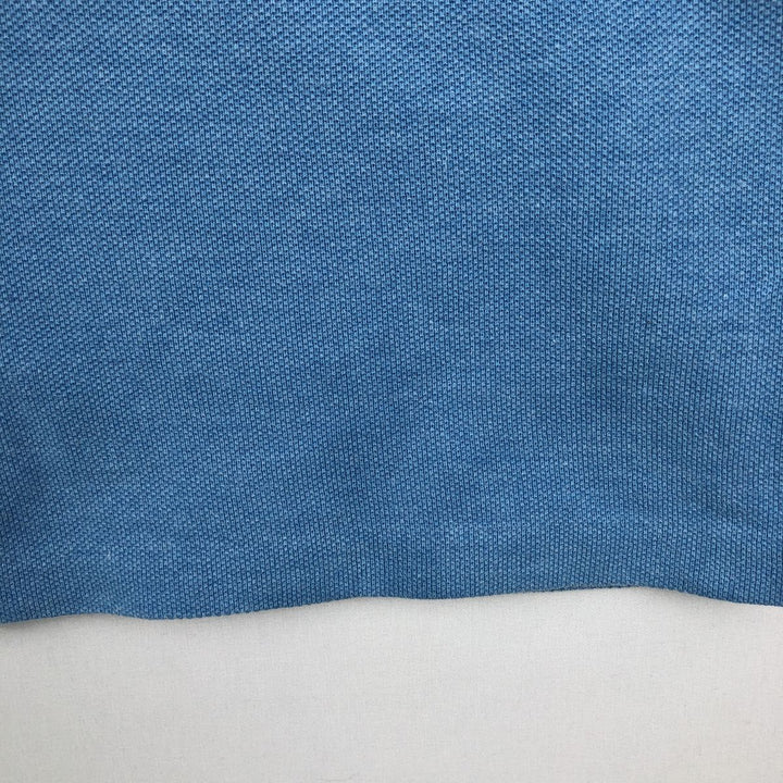 Lacoste Classic Fit short sleeve polo shirt, men's size L cotton Blue type light blue Vintage Second Hand