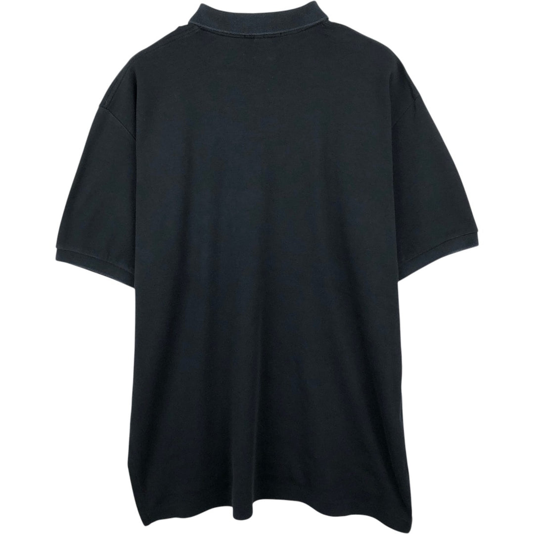Ralph Lauren POLO by Ralph Lauren short sleeve polo shirt, men's XL size cotton black type Vintage Second Hand