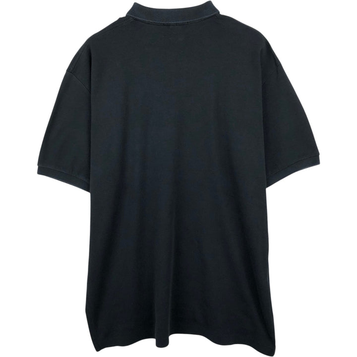 Ralph Lauren POLO by Ralph Lauren short sleeve polo shirt, men's XL size cotton black type Vintage Second Hand