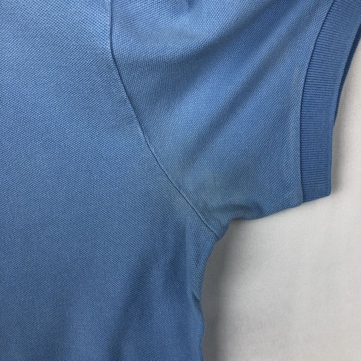 Ralph Lauren POLO by Ralph Lauren CUSTOM FIT short sleeve polo shirt, men's size L cotton Blue type light blue Vintage Second Hand