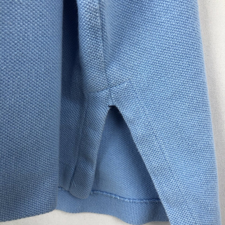 Ralph Lauren POLO by Ralph Lauren CUSTOM FIT short sleeve polo shirt, men's size L cotton Blue type light blue Vintage Second Hand