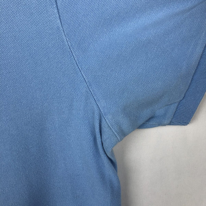Ralph Lauren POLO by Ralph Lauren CUSTOM FIT short sleeve polo shirt, men's size L cotton Blue type light blue Vintage Second Hand
