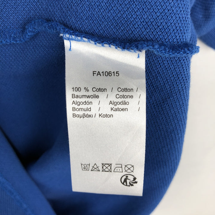 Lacoste Classic Fit short sleeve polo shirt size 5, men's size L cotton blue type Vintage Second Hand