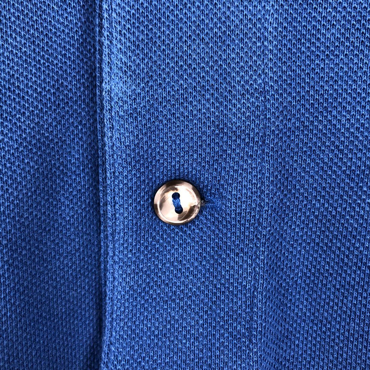 Lacoste Classic Fit short sleeve polo shirt size 5, men's size L cotton blue type Vintage Second Hand