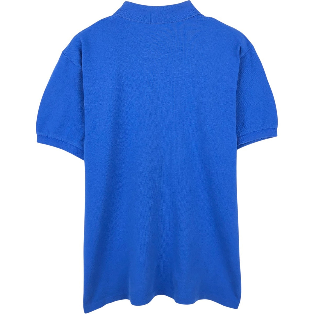 Ralph Lauren POLO by Ralph Lauren short sleeve polo shirt, men's size L cotton blue type Vintage Second Hand