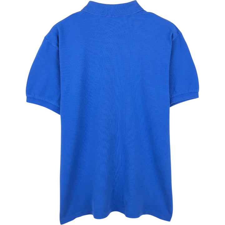 Ralph Lauren POLO by Ralph Lauren short sleeve polo shirt, men's size L cotton blue type Vintage Second Hand