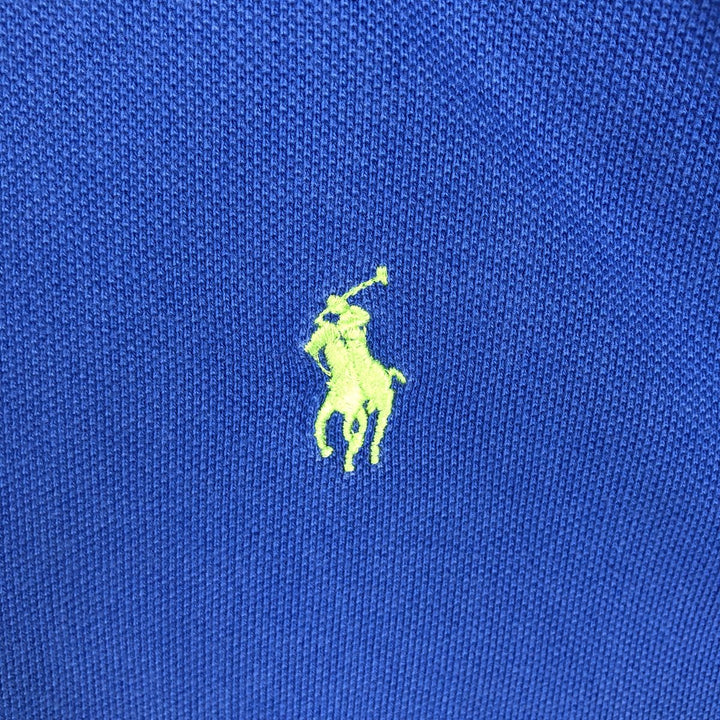 Ralph Lauren POLO by Ralph Lauren short sleeve polo shirt, men's size L cotton blue type Vintage Second Hand