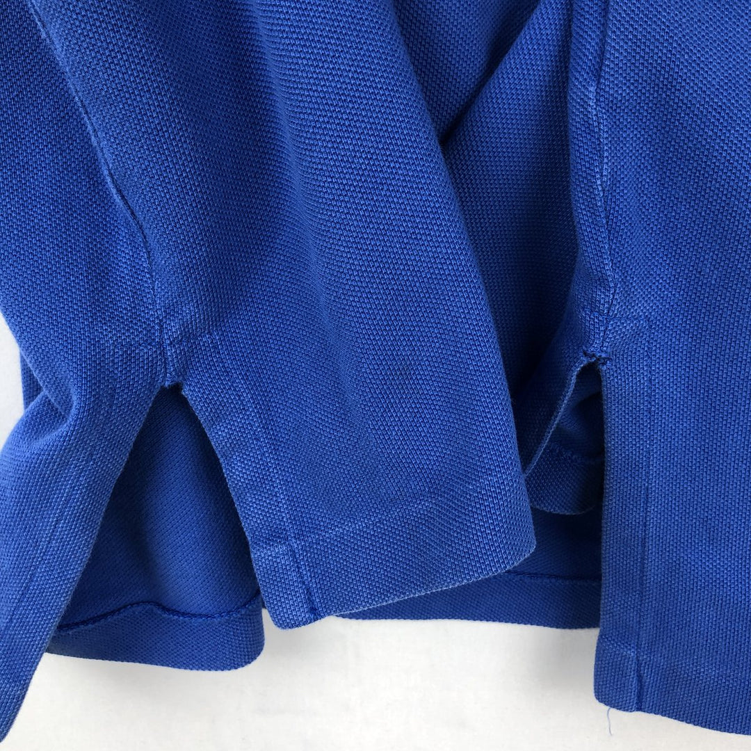 Ralph Lauren POLO by Ralph Lauren short sleeve polo shirt, men's size L cotton blue type Vintage Second Hand