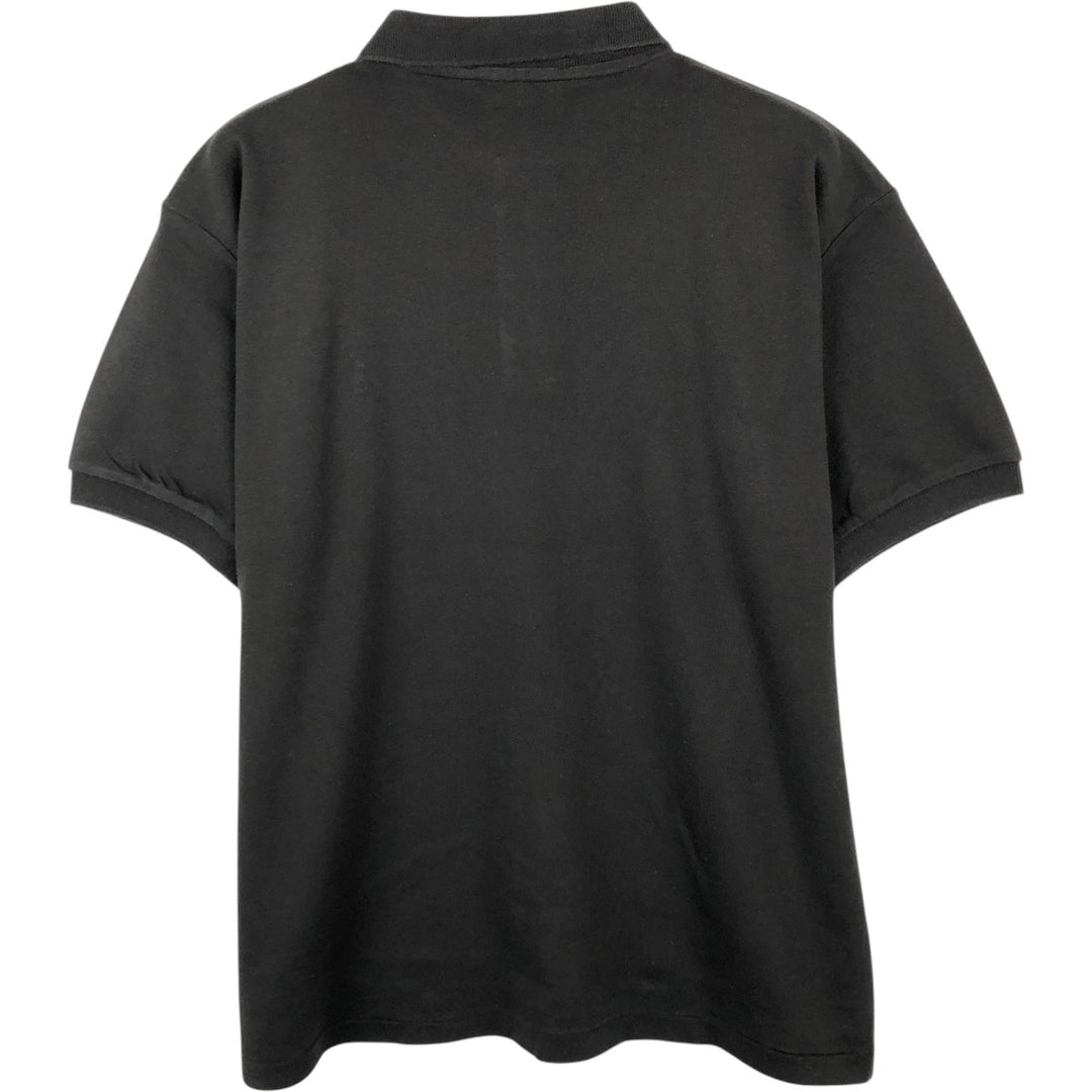 Ralph Lauren POLO SPORT short sleeve polo shirt, men's size L cotton black type Vintage Second Hand