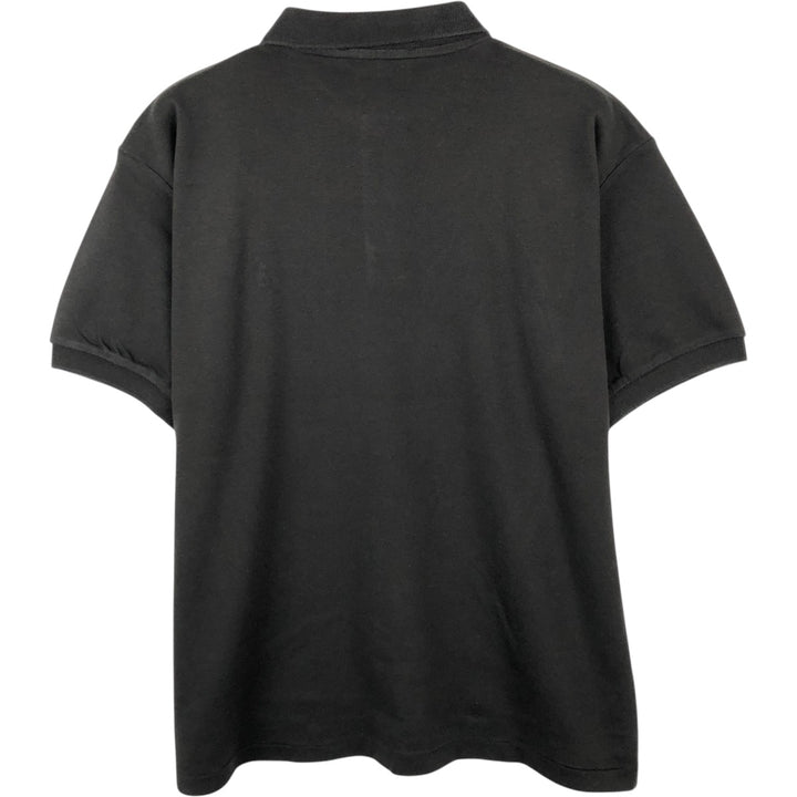 Ralph Lauren POLO SPORT short sleeve polo shirt, men's size L cotton black type Vintage Second Hand