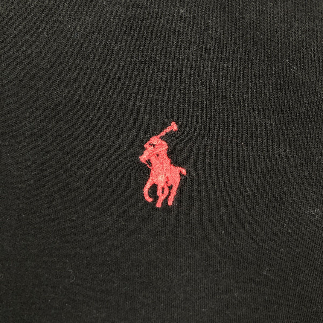 Ralph Lauren POLO SPORT short sleeve polo shirt, men's size L cotton black type Vintage Second Hand