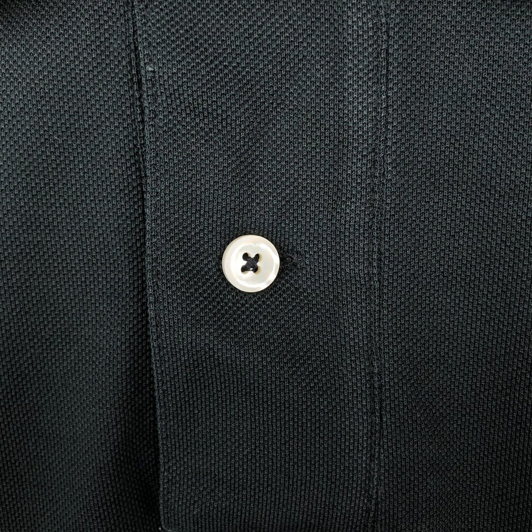 Ralph Lauren POLO by Ralph Lauren short sleeve polo shirt, men's size L Pima Cotton black type Vintage Second Hand