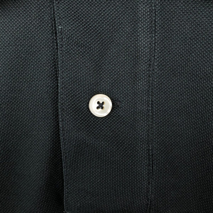 Ralph Lauren POLO by Ralph Lauren short sleeve polo shirt, men's size L Pima Cotton black type Vintage Second Hand
