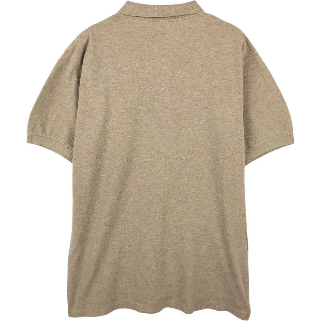 Ralph Lauren POLO by Ralph Lauren short sleeve polo shirt, men's XL size cotton Beige type Vintage Second Hand