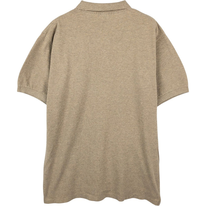 Ralph Lauren POLO by Ralph Lauren short sleeve polo shirt, men's XL size cotton Beige type Vintage Second Hand