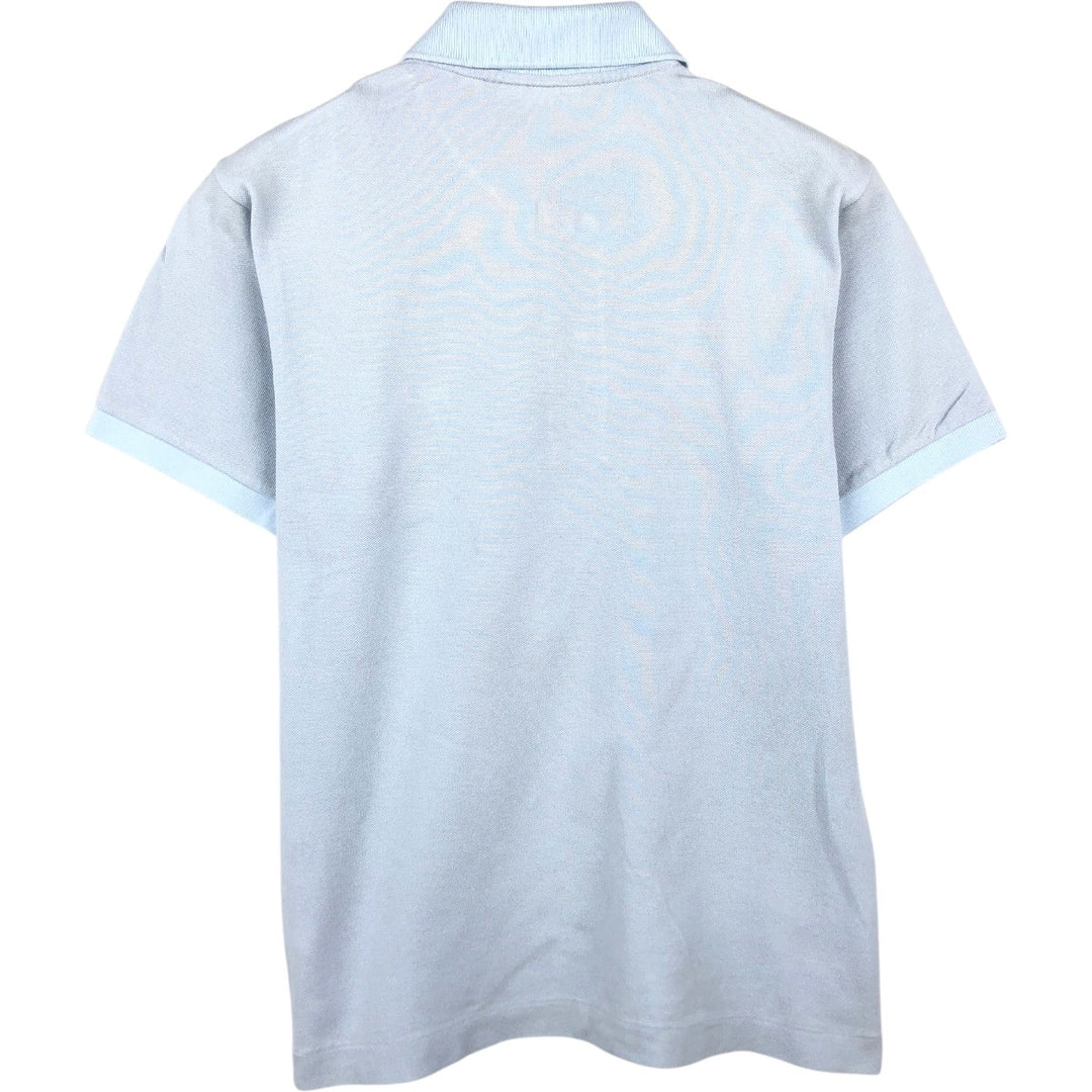 Lacoste CLASSIC FIT Short-Sleeve Polo Shirt, Men's Size S (approx.) cotton Blue type light blue Vintage Second Hand