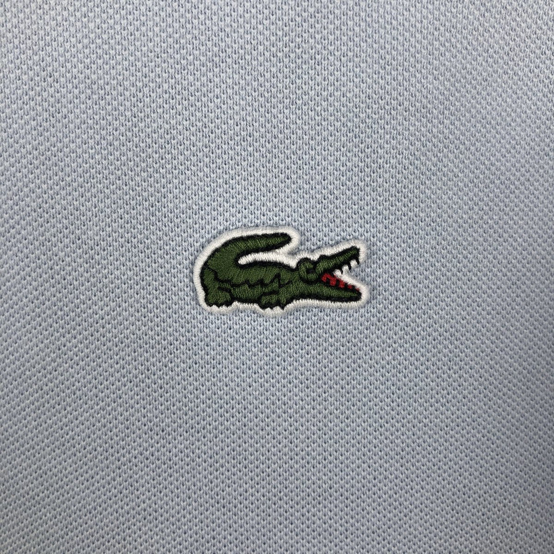 Lacoste CLASSIC FIT Short-Sleeve Polo Shirt, Men's Size S (approx.) cotton Blue type light blue Vintage Second Hand